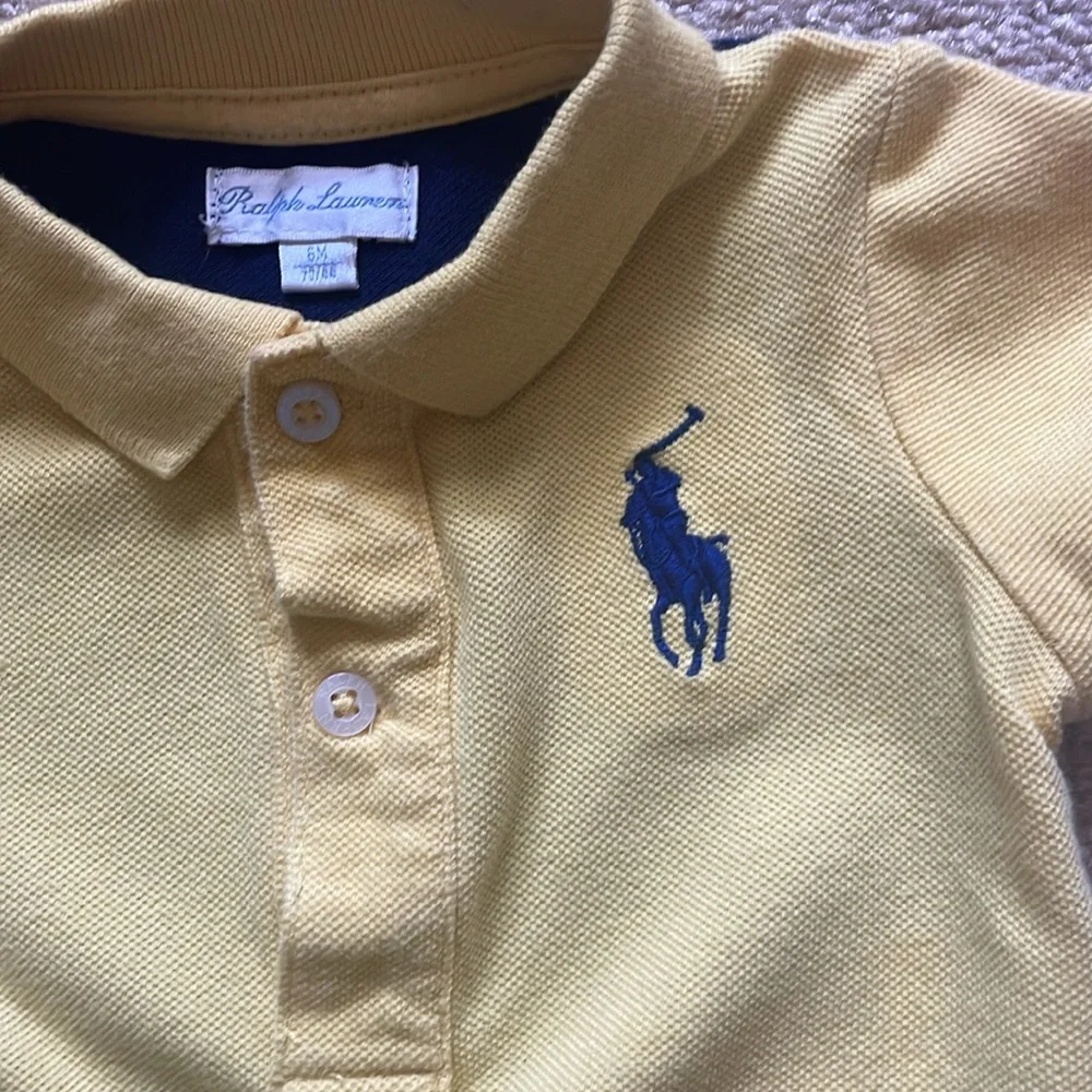 Ralph Lauren Blue/Yellow One Piece Romper